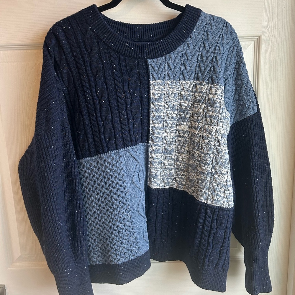 Lands' End Crewneck Sweater - Cotton Blend